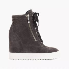 PAIGE Shoes Paige Zoe Suede Wedge Sneaker Poshmark at Poshmark