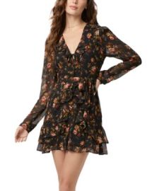 PAIGE Tamera Silk Ruffled Mini Dress Bloomingdales at Bloomingdales