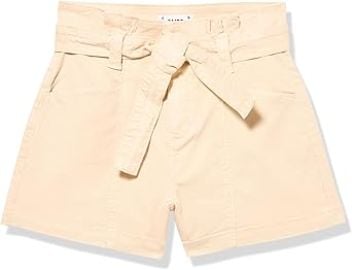 PAIGE Womenx27s Anessa Self Belt Seamed Short com at Amazon