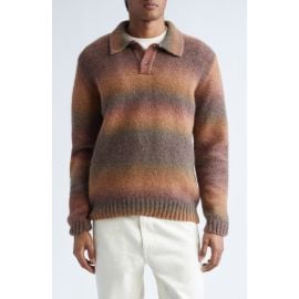PALMES Baby Alpaca & Merino Wool Blend Polo Sweater at Nordstrom