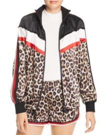 PAM  GELA Leopard  Color-Block Jacket   Bloomingdales at Bloomingdales