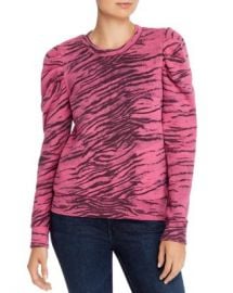 PAM  amp  GELA  Puff-Sleeve Tiger Print Sweatshirt  Women - Bloomingdale s at Bloomingdales