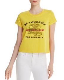 PAM  amp  GELA Be Yourself Cropped Tee Women - Bloomingdale s at Bloomingdales