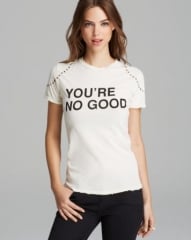 PAM andamp GELA Tee - Youand039re No Good Distressed Logo at Bloomingdales