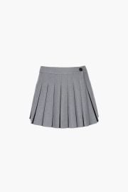 PARIS SKORT IN GREY SANDY LIANG at Sandy Liang