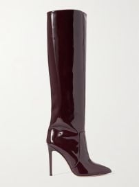 PARIS TEXAS Stiletto patent-leather knee boots NET-A-PORTER at Net a Porter