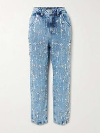 PATBO Embellished straight-leg jeans NET-A-PORTER at Net a Porter