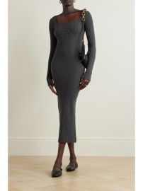 PATOU Ribbed wool-blend maxi dress NET-A-PORTER at Net a Porter