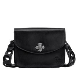 PATRICIA NASH Peyton Black Leather Chain Crossbody Handbag Purse NWT eBay at eBay