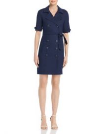 PAULE KA Textured Double-Breasted Trench Dress Women - Bloomingdale s at Bloomingdales