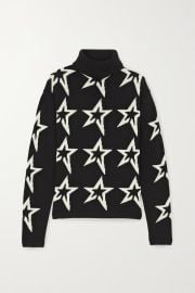 PERFECT MOMENT Star Dust intarsia merino wool turtleneck sweater NET-A-PORTER at Net a Porter