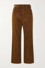 PETAR PETROV Cropped cotton-corduroy skinny pants NET-A-PORTER at Net a Porter