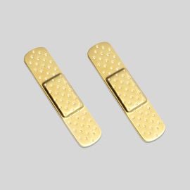 PHARMACY EARRINGS PLATTED GOLD at ROD ALMAYATE - Jewelry and Accessories