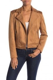 PHILOSOPHY APPAREL | FAUX SUEDE MOTO JACKET at Nordstrom Rack