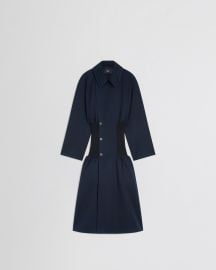 PHOEBE PHILO KICK COAT DARK NAVY COTTON at Phoebe Philo