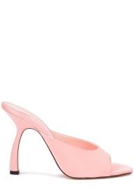 PIFERI Tiana 100 pink satin mules - at Harvey Nichols