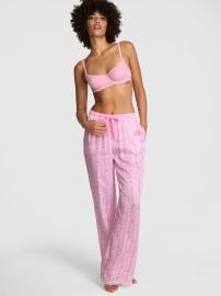 PINK x LoveShackFancy Silky Sleep Pants at Victorias Secret
