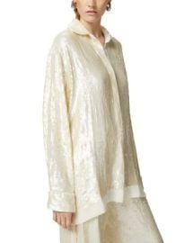 PINKO Blunda Sequin Blouse Bloomingdales at Bloomingdales