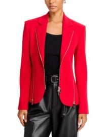 PINKO Notch Collar Zipper Blazer - Exclusive Bloomingdales at Bloomingdales