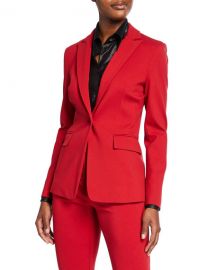 PINKO Notch-Lapel Single-Button Blazer at Neiman Marcus