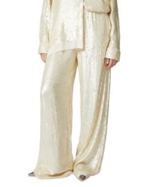 PINKO Tibullo Sequin Wide Leg Pants Bloomingdales at Bloomingdales