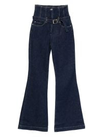PINKO high-waisted Belted Jeans Blue at Farfetch