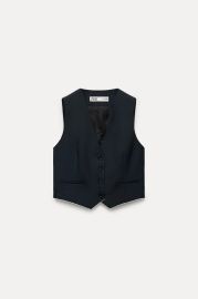 PIPED MINIMALIST VEST ZW COLLECTION at Zara