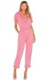 PISTOLA Grover Jumpsuit in Flamingo at Revolve