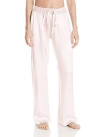 PJ Harlow Jolie Satin Pant With Draw String In Blush ShopSimon at Shop Simon