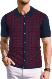 PJ PAUL JONES Menaposs Contrast 70s Vintage Polo Shirts Short Sleeve Knitwear eBay at eBay
