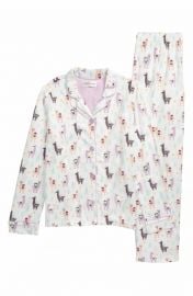 PJ Salvage Fa La La Lounge Two-Piece Pajamas at Nordstrom