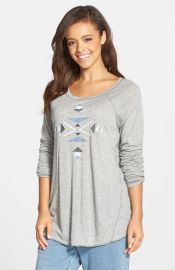 PJ Salvage Raglan Sleeve Tee at Nordstrom