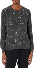 PJ Salvage Women s Loungewear What s Your Sign Long Sleeve Top at Amazon