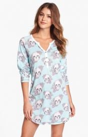 PJ Salvage and39Floral Skullyand39 Sleep Shirt at Nordstrom