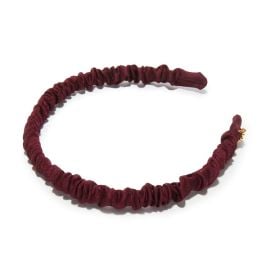 PLUM JESSIE SILK HEADBAND - Lele Sadoughi at Lele Sadoughi