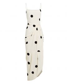 POLKA DOT SARONG DRESS derek lam 10 crosby at Intermix