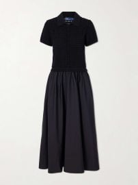 POLO RALPH LAUREN Crocheted cotton-poplin maxi dress at Net a Porter