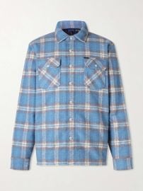 POLO RALPH LAUREN Padded Checked Wool-Blend Overshirt at Mr Porter