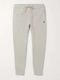 POLO RALPH LAUREN Slim-Fit Mlange Tapered Jersey Sweatpants for Men MR PORTER at Mr Porter