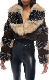 PORTIA-FUR FAUX FUR JACKET AZALEA WANG at Azalea Wang