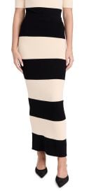 POSSE Theo Skirt Cream & Black M at Shopbop