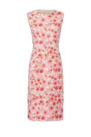 PRABAL GURUNG PINK FLORAL SHEATH at Rent The Runway