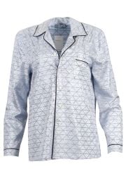 PRADA CRYSTAL AND SATIN SHIRT MEDIUM nikkibradford at Nikki Bradford