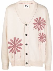 PRESIDENTx27S intarsia-knit Floral Cardigan - at Farfetch