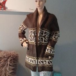 PRESS oversized rollneck open knit wool blend cardigan SP eBay at eBay