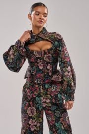 PRETTY LADY BROCADE BOLERO AKIRA at Akira