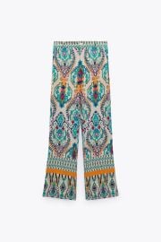 PRINTED FLARED PANTS - Multicolored   United States at Zara