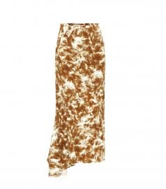 PRINTED JERSEY MIDI SKIRT victoria beckham at Mytheresa