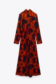 PRINTED MIDI DRESS - Multicolored United States at Zara