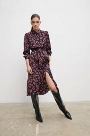 PRINTED SHIRT DRESS at Zara